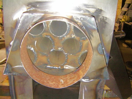LP heat exchanger for wood kiln (photos during fab)